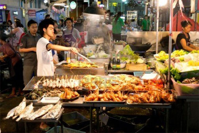 Mat, drikke og restauranter i Hua Hin